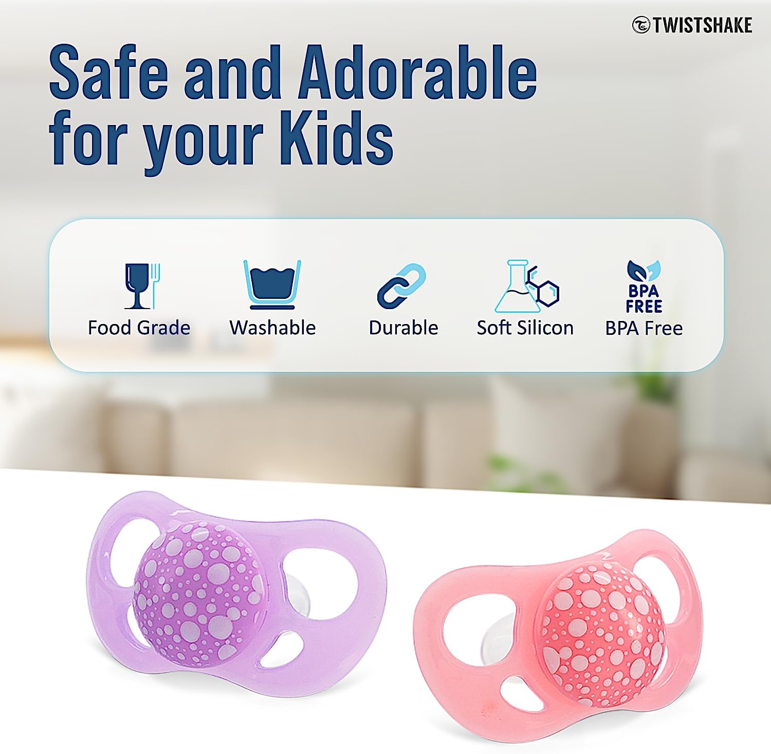 Twistshake 2x Pacifier 6+m