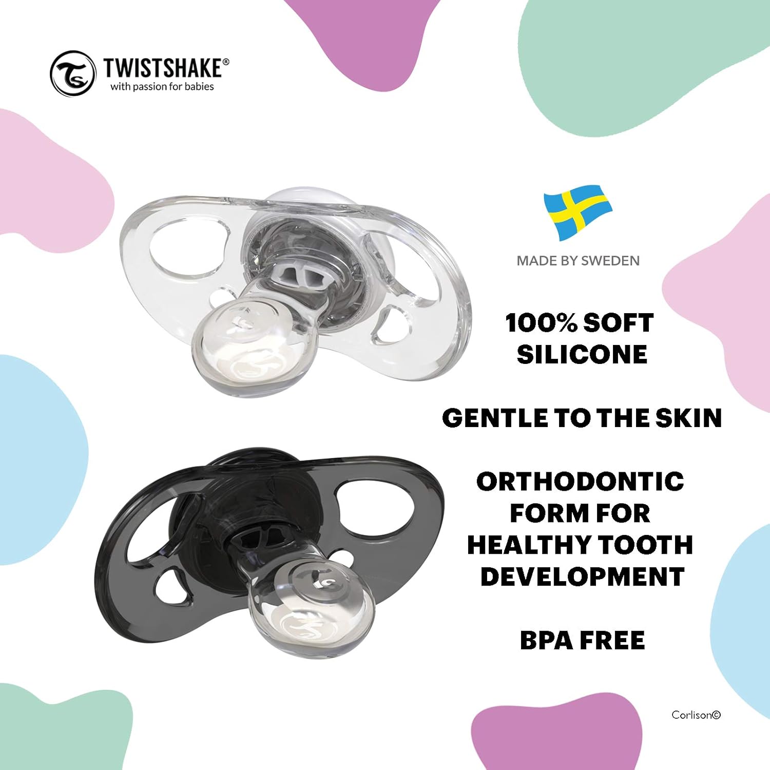 Twistshake 2x Pacifier 0-6m