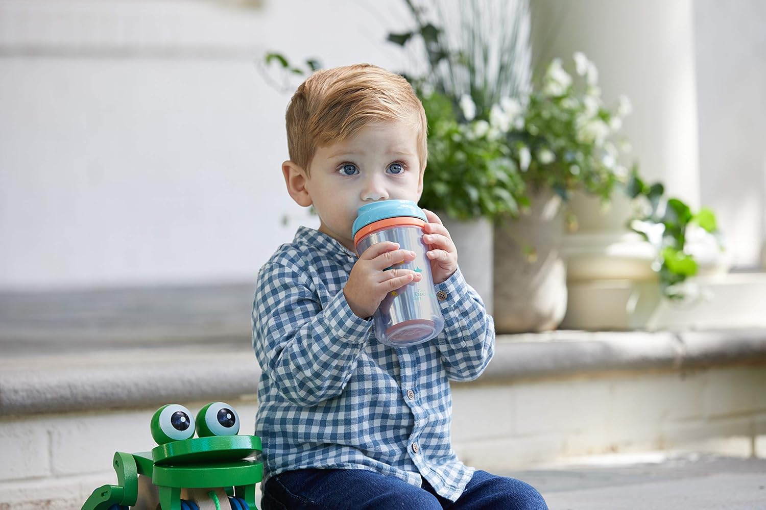 First Essentials by NUK Hard Spout Sippy Cup, 10 oz., 2-Pack, Assorted Colors