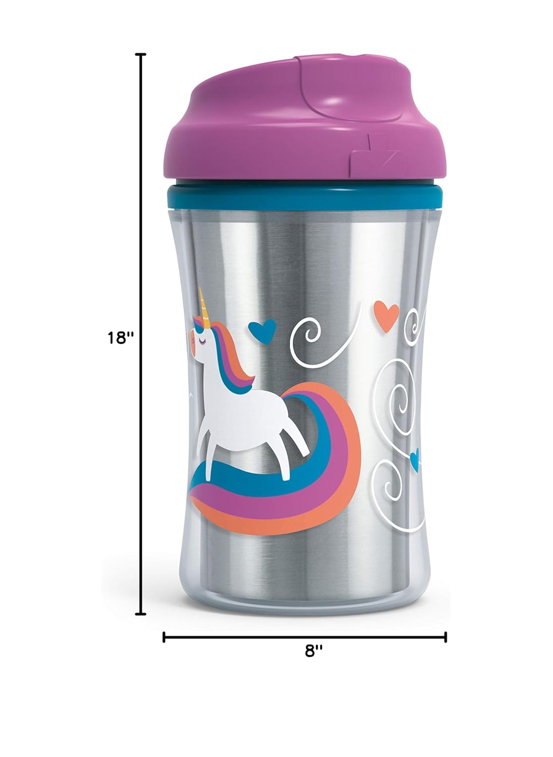 First Essentials by NUK Hard Spout Sippy Cup, 10 oz., 2-Pack, Assorted Colors