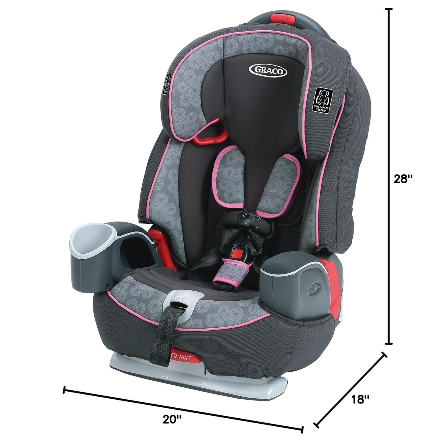 Graco Nautilus 65 3-in-1 Harness Booster Car Seat, Sylvia, One Size