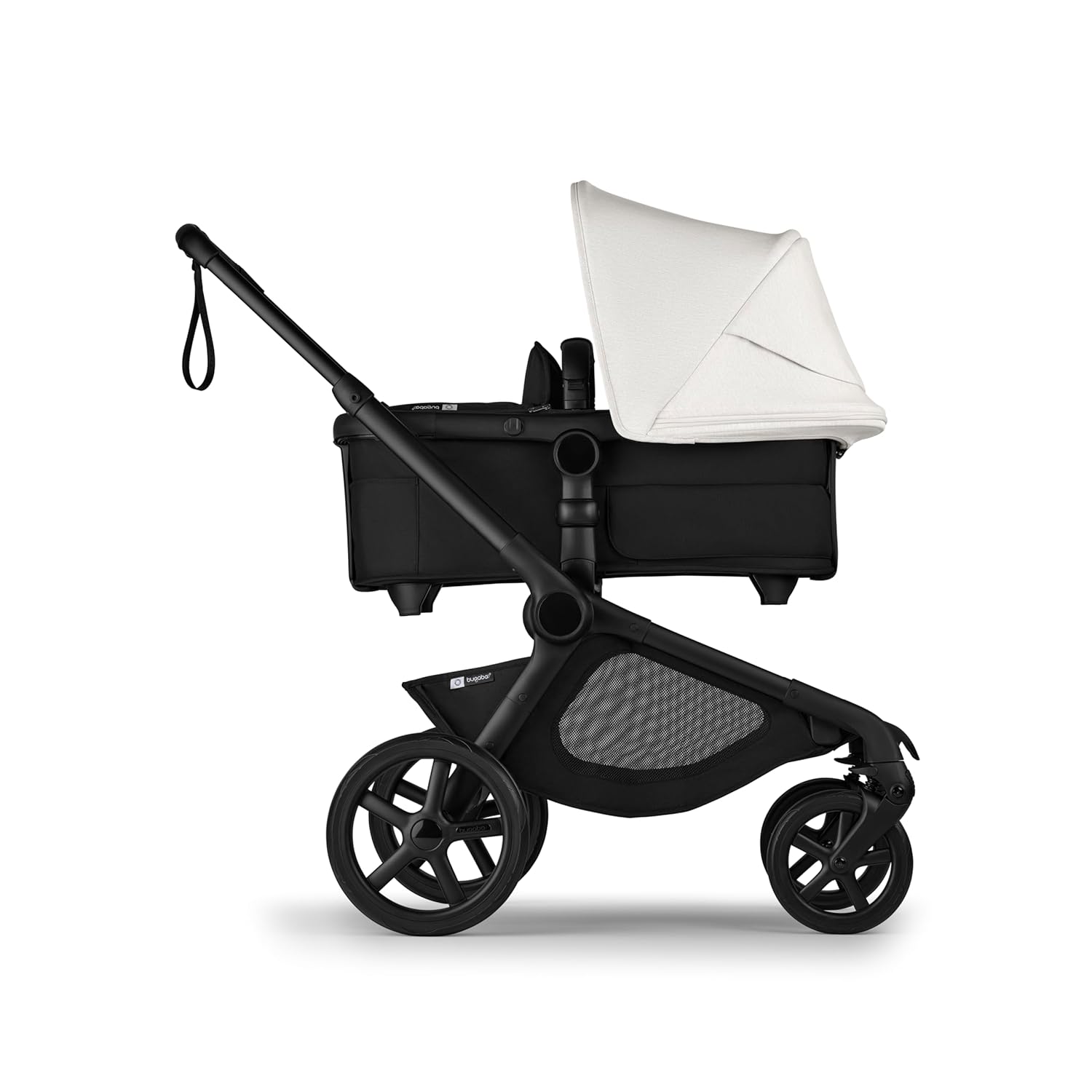 Bugaboo Kangaroo All-Terrain Single-to-Double Tandem Stroller for Infant and Toddler, for Up to Three Kids, XL Wheels, One-Hand Operation, Large Bassinet, XL Underseat Storage (Dark Cherry)
