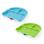 NUK First Essentials Tri-Suction Plates, Colors may vary, 2-Pack