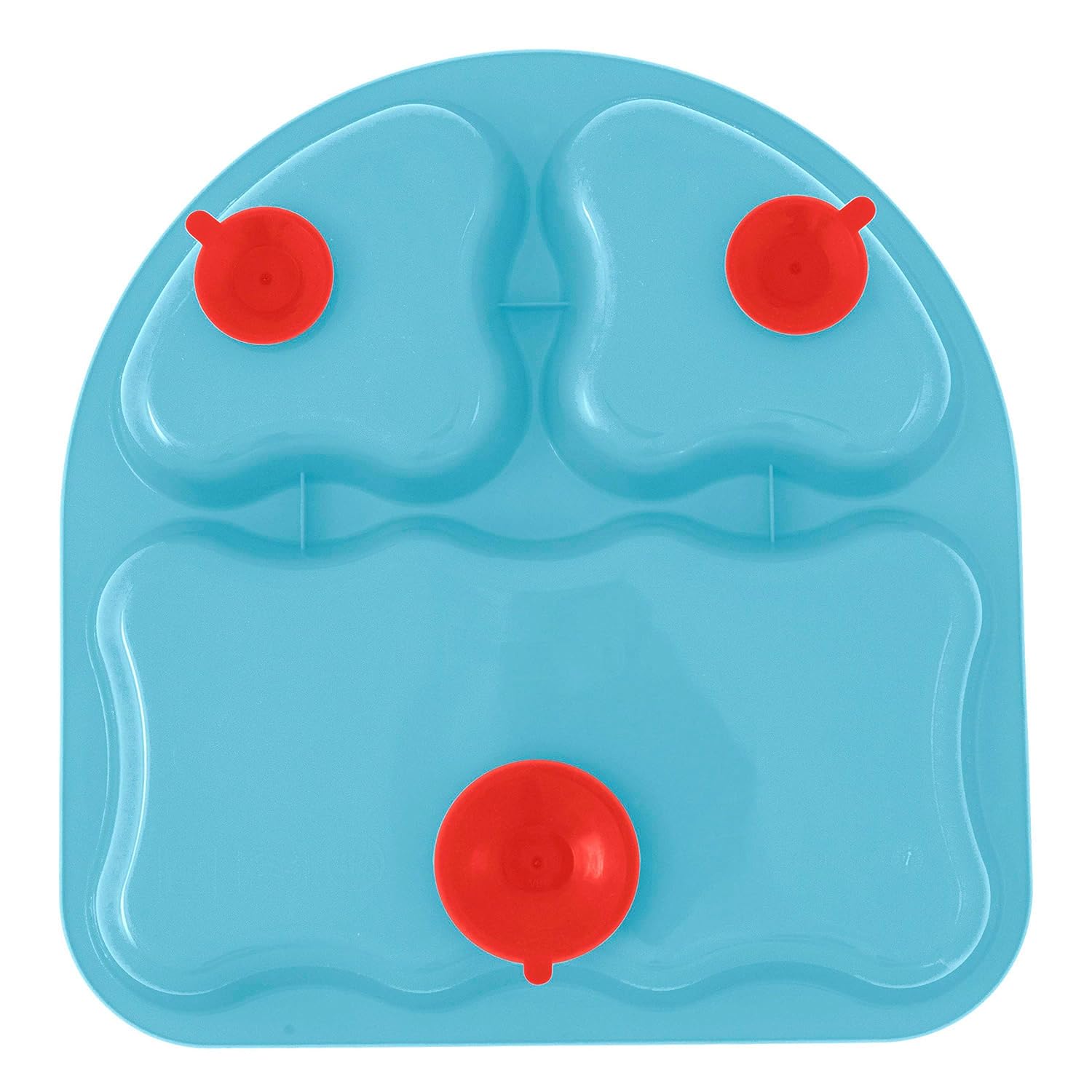 NUK First Essentials Tri-Suction Plates, Colors may vary, 2-Pack