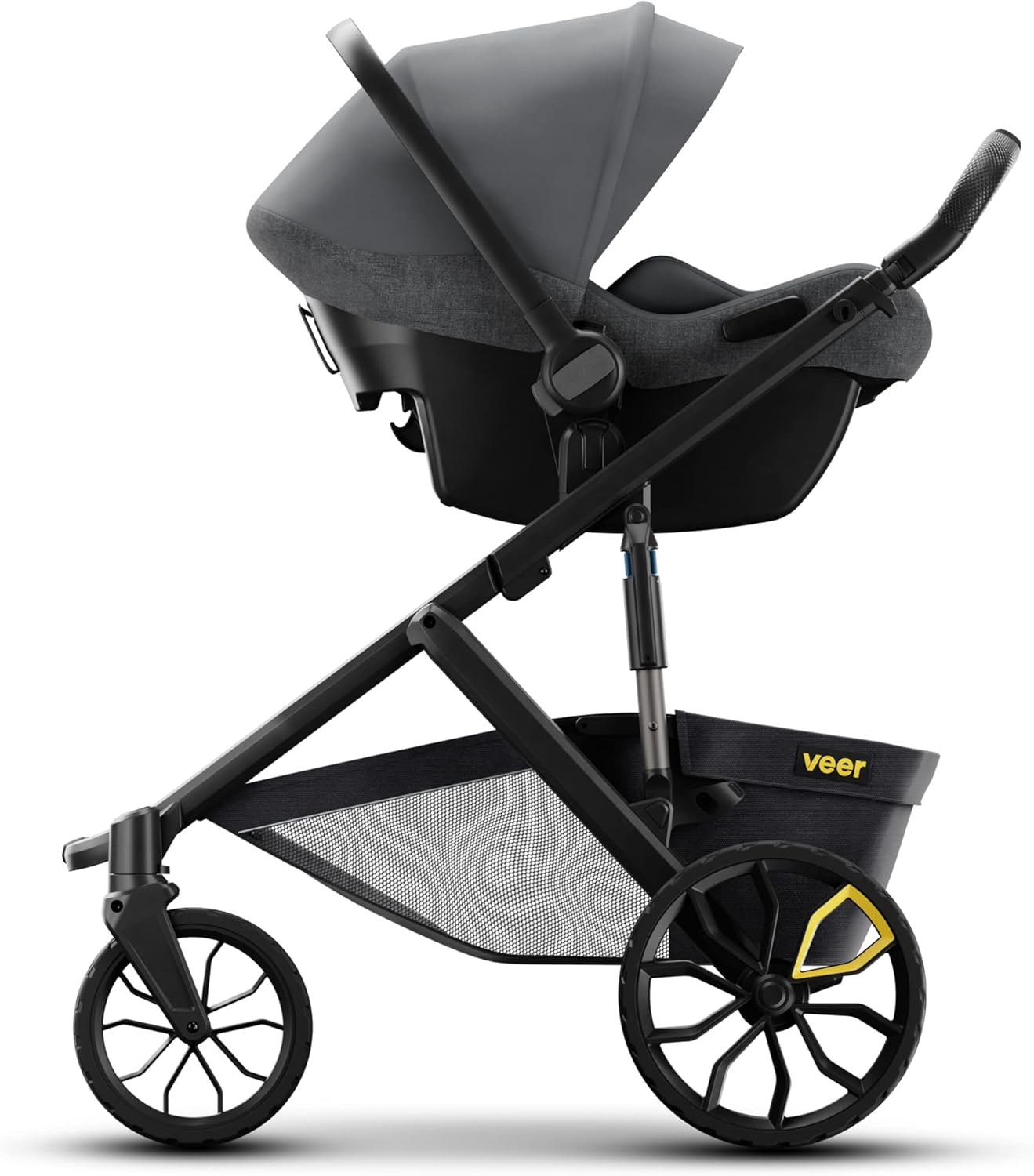 Veer Switchback System | Switchback Seat Connects to Range of Frames and Adapters - Switchback Stroller Frame (&Roll), Jogger Frame (&Jog), Bike Rack (&Bike), and Camp Chair (&Chill)